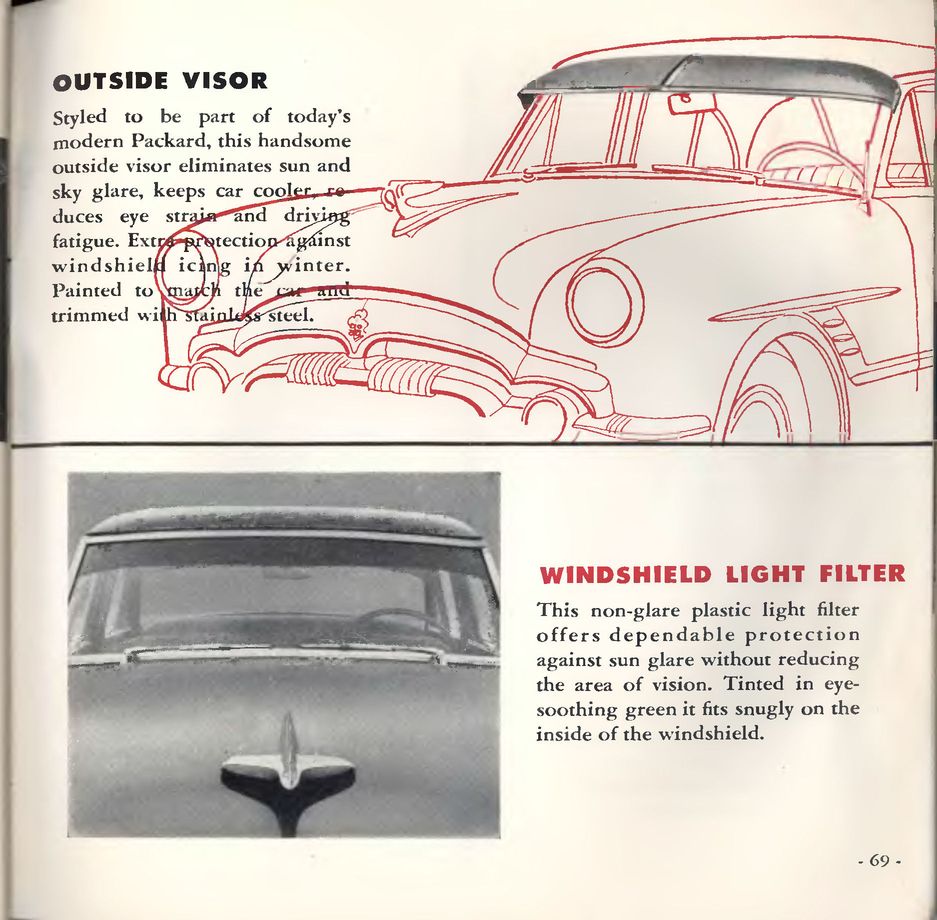 1953 Packard Owners Manual Page 36